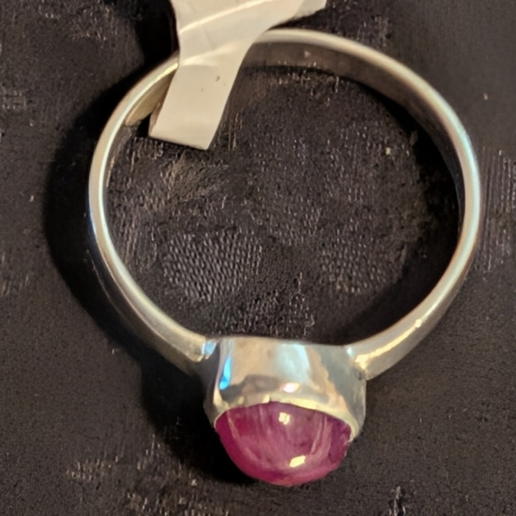 🆕 Genuine Ruby Ring Solid Sterling Silver Ring Size 9 - Picture 4 of 7